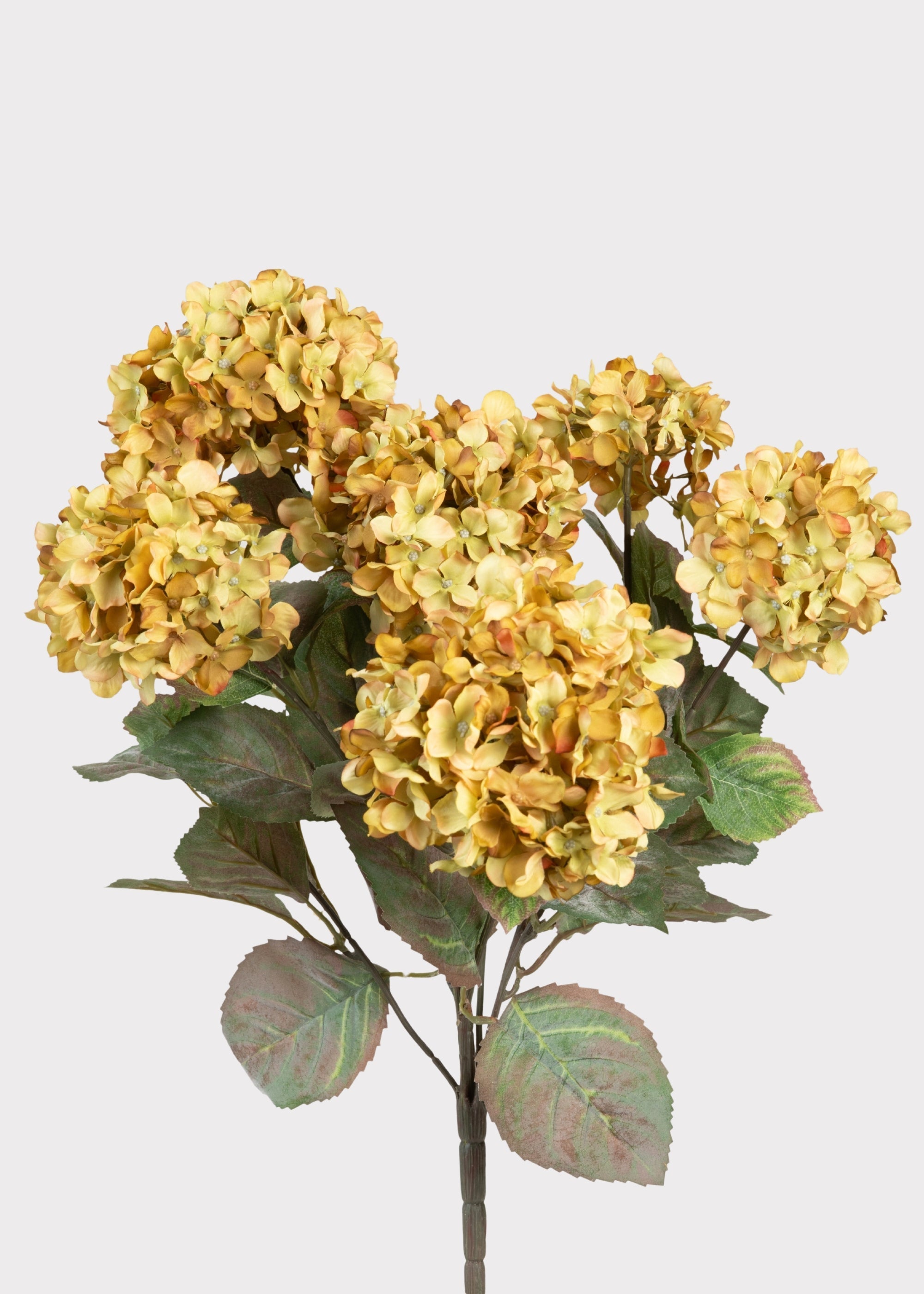 SAVE - Vintage Antique Green Fake Hydrangea Bush - 20"