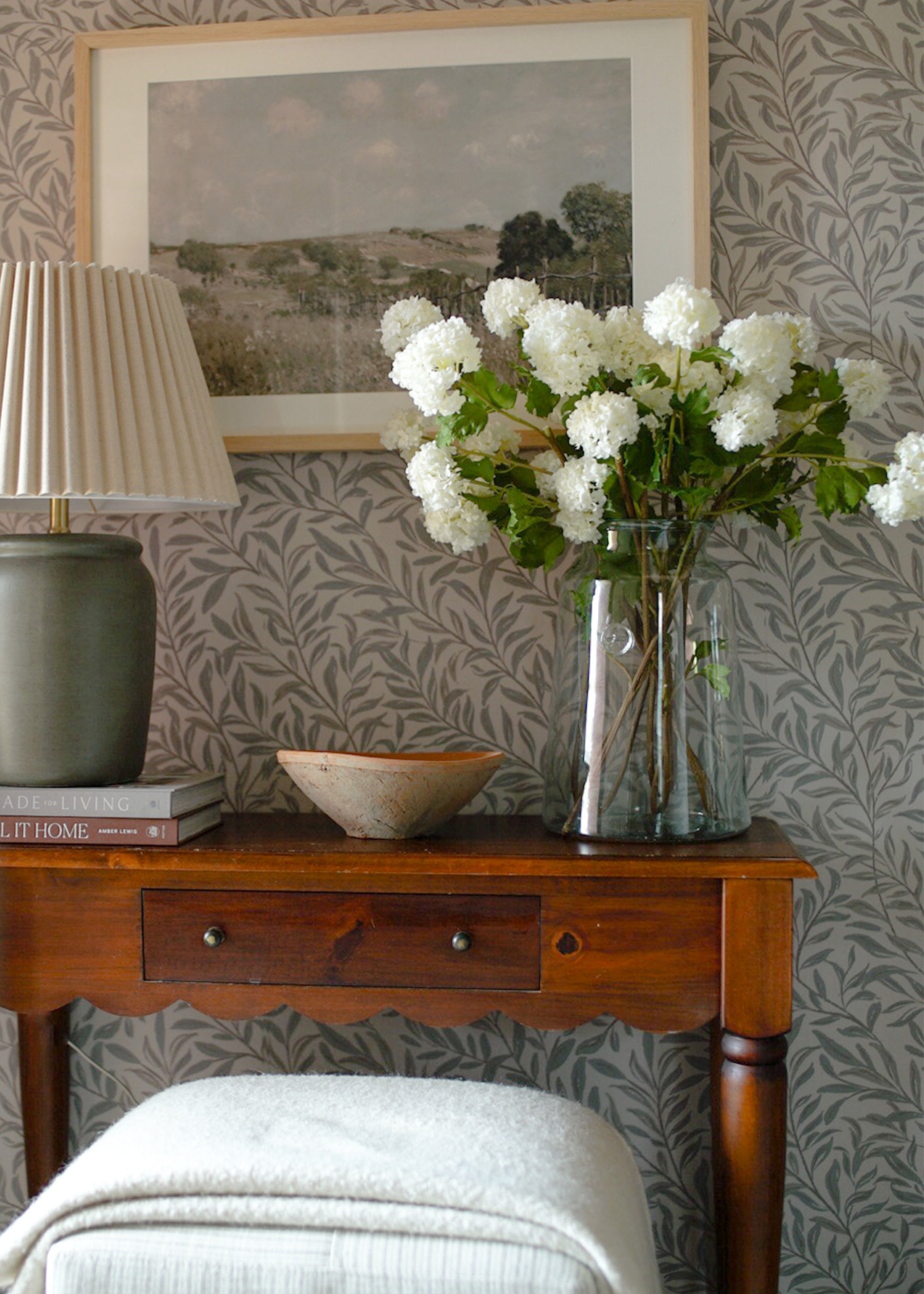 SAVE - Faux Snowball Hydrangea in Crisp White - 43.5"