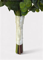 Pink Artificial Rose and Succulent Bouquet - 19"