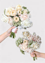 Soft Pink Real Touch Fake Juliet English Rose - 22"