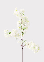 Artificial Spring Cherry Blossoms in Cream - 40"