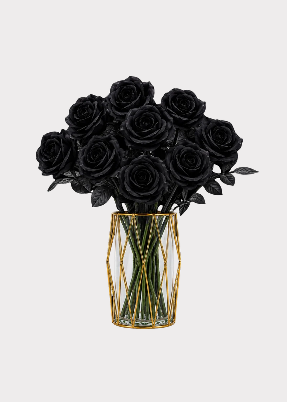 Luxury Midnight Black Roses