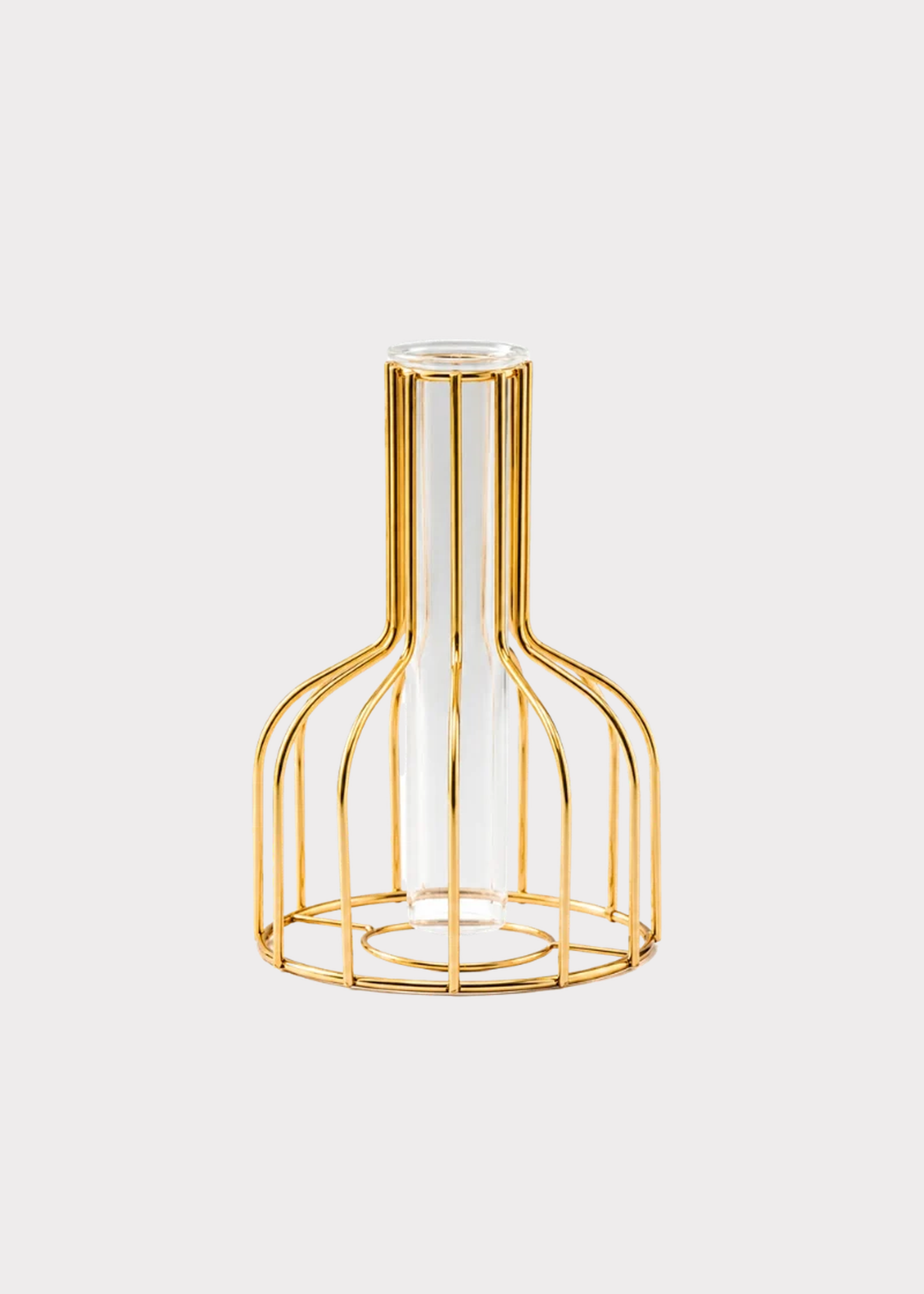 Luxury Golden Glass Vase