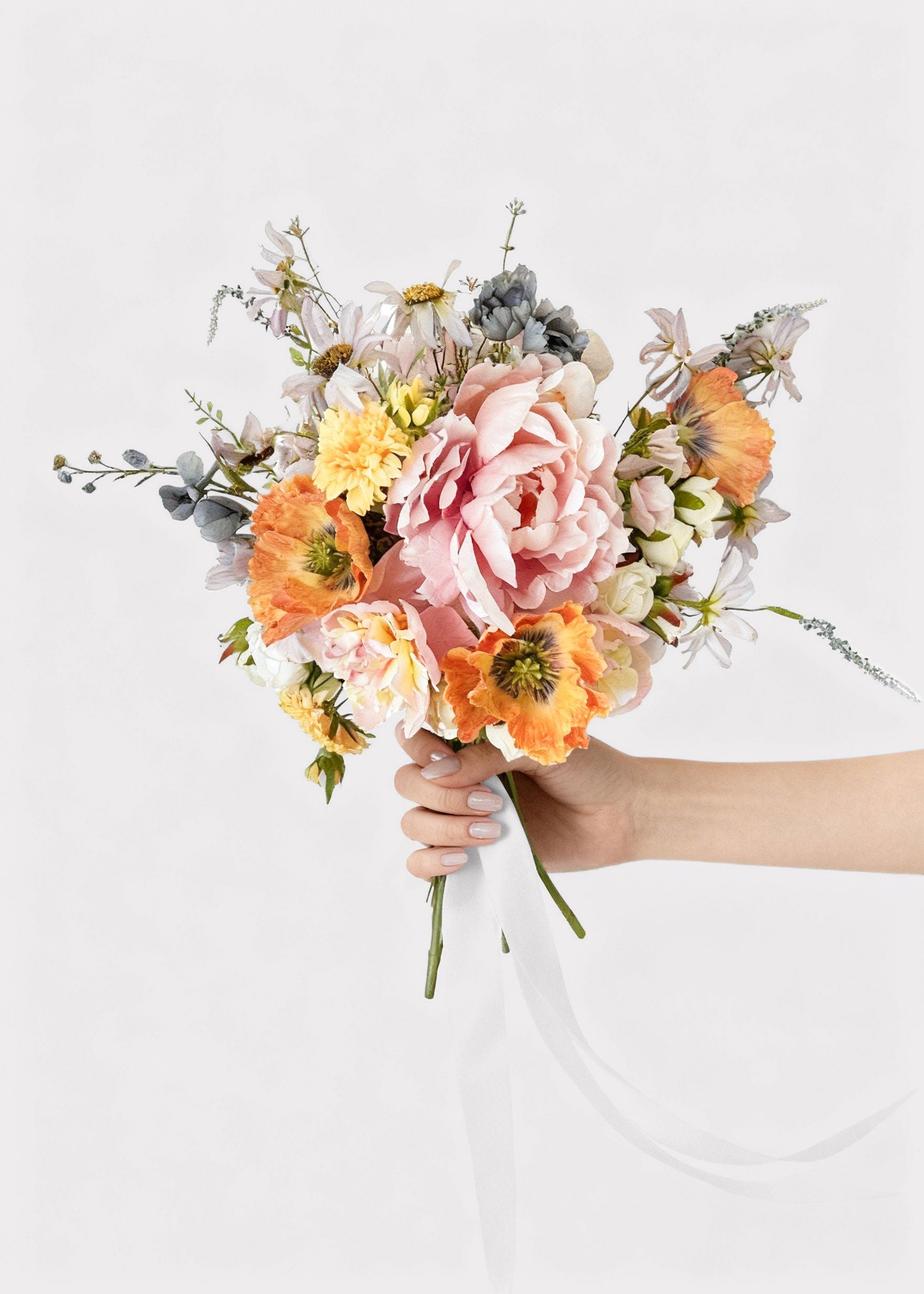 Fake Flower Peony in Pink - 31"